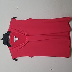 Dana Buchman Top Coral